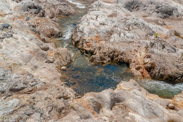 Dettaglio del fiume Ardeche