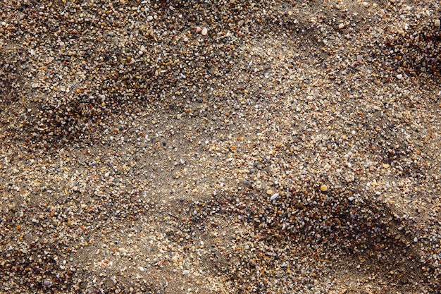 Dettaglio del primo piano di struttura della sabbia di Almeria Cabo de Gata