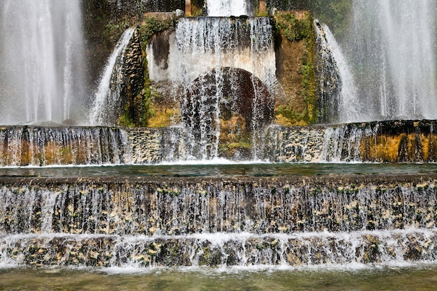 Dettaglio della lussuosa Villa d'Este a Tivoli, vicino Roma - Italia