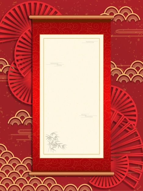 Dettaglio di lanterne rosse cinesi