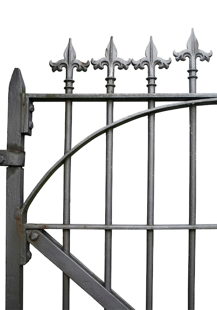 dettaglio di una porta in ferro battuto