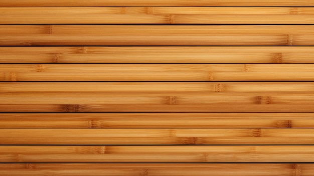 Dettaglio in primo piano della struttura superficiale in legno rustico e bambù sullo sfondo