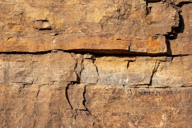 Dettaglio texture pietra primo piano colpo di superficie rocciosa per sfondo e design