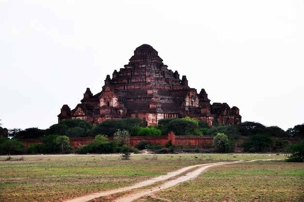 Dhammayangyi paya o tempio Dhammayan pagoda chedi birmania in stile per i birmani e i viaggiatori stranieri visitano il rispetto pregando nel villaggio di Minnanthu a Bagan o nella città pagana di Mandalay Myanmar