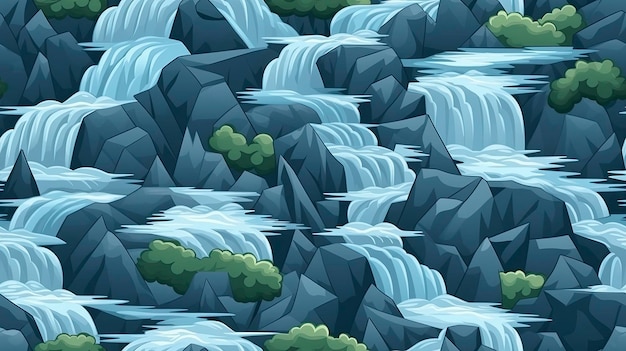 di banner per sfondo Cascata rea Sfondi urbani