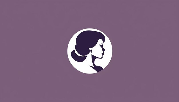 dia de la mujer emprendedora logo minimalista 2d