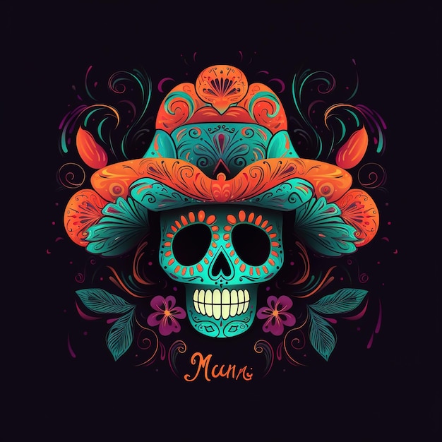 Dia de los muertos Giorno dei morti festa messicana