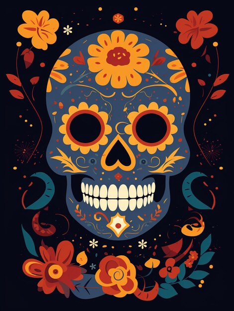 Dia de los muertos Giorno dei morti festa messicana