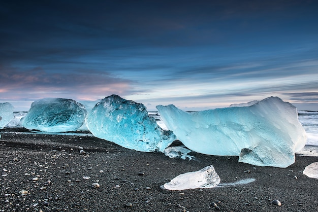 Diamond Beach in Islanda