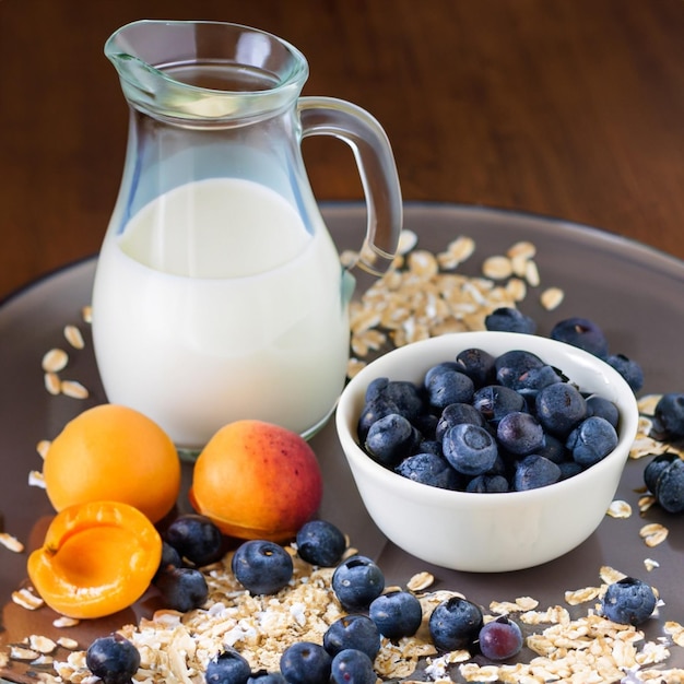 Dieta sana menu avena con latte Mangiare sano