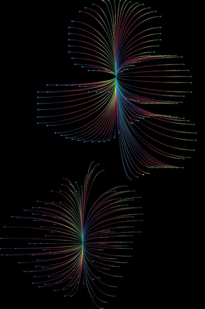 digital abstract fractal background generated at computer