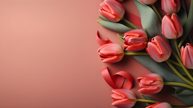 Digital Art for Love Heart e Wallpaper di San Valentino e modello di banner per i social media