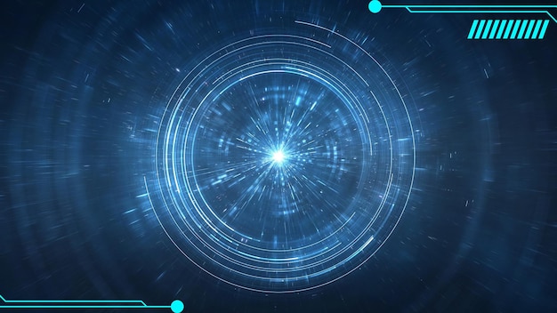 digital eye modern tech background 9