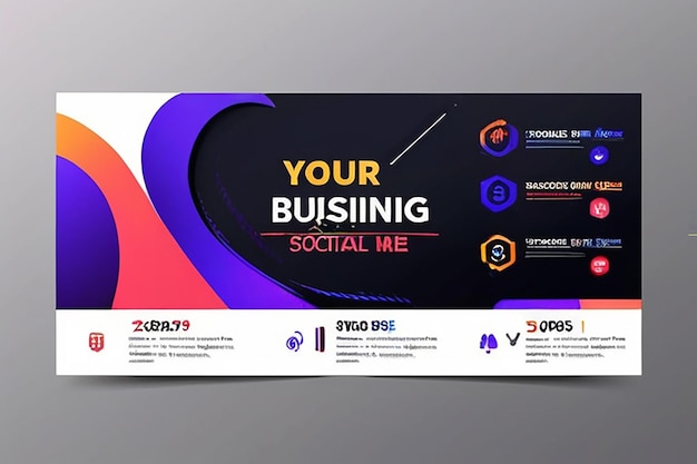 Digital Marketing Business Social media Banner Template Design Corporate Business Social Network Timeline Pagina di copertina Presentazione