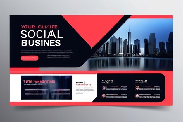 Digital Marketing Business Social media Banner Template Design Corporate Business Social Network Timeline Pagina di copertina Presentazione