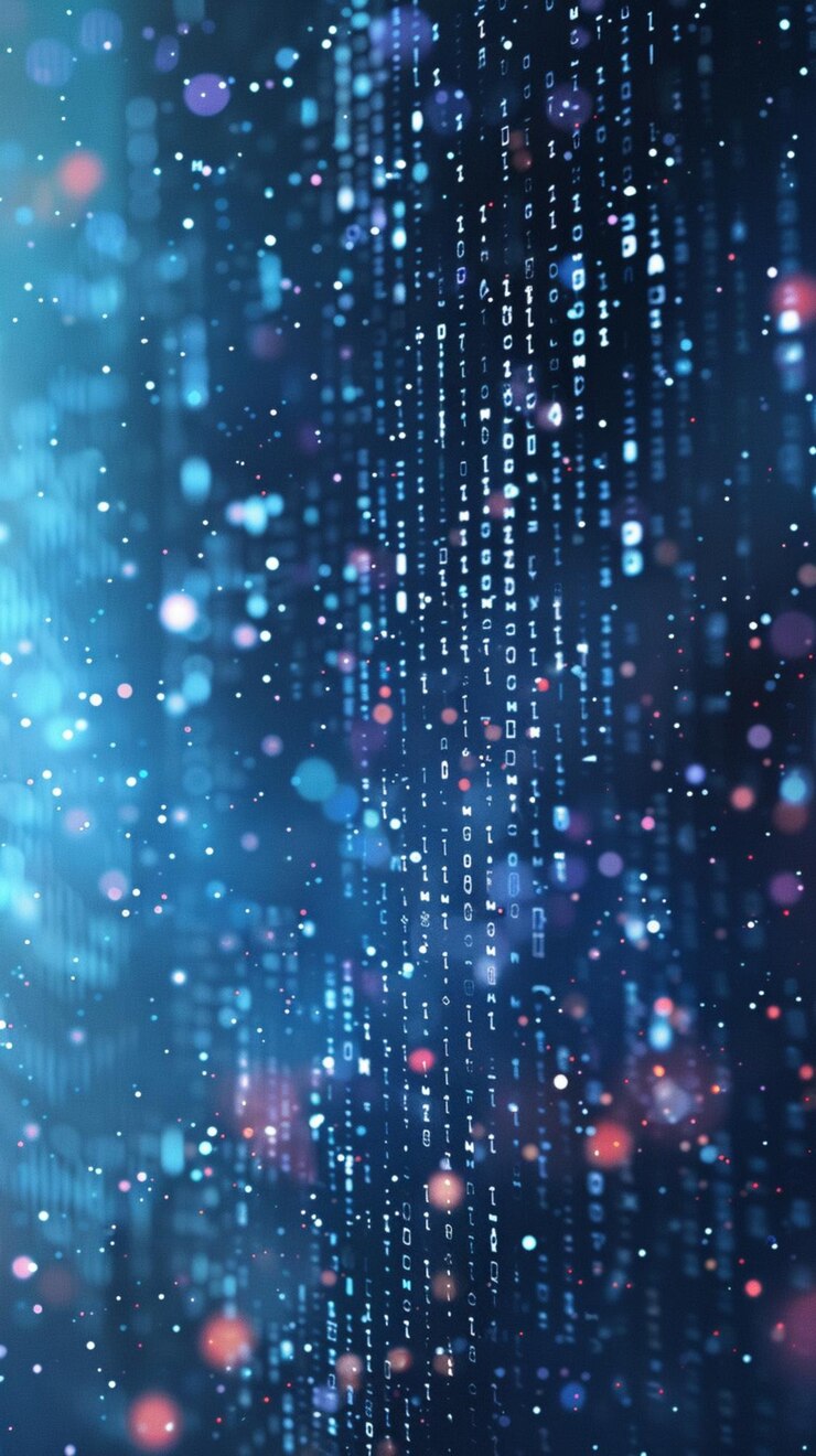 Photo digital pattern technology background