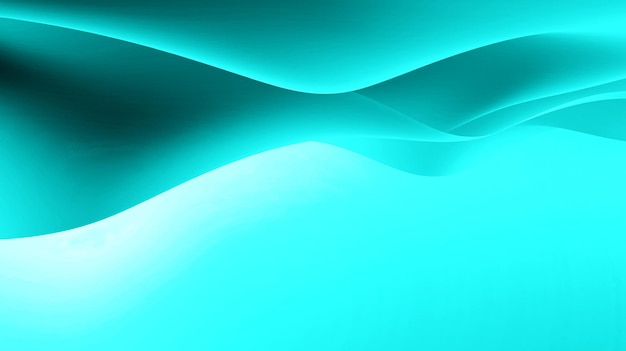 Dinamica dei fluidi astratto sfondo in colore blu teal
