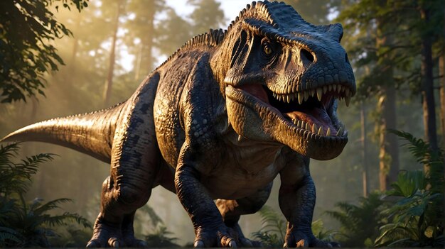 Dinosauri animali preistorici e fauna selvatica sfondo carta da parati t rex predatore