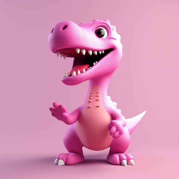 Dinosauro dei cartoni animati 3D