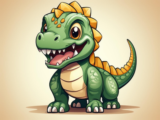 Dinosauro digitale disegno HD 8K Carta da parati illustrazione vettoriale