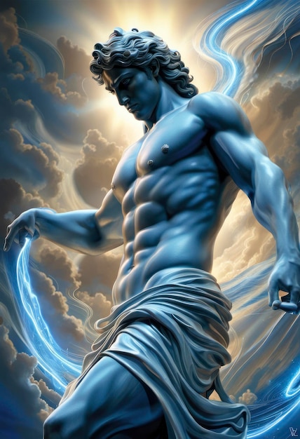 Dio greco in Blue Lightning