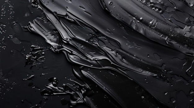 dipingere colore nero su sfondo nero stile colore dell'acqua