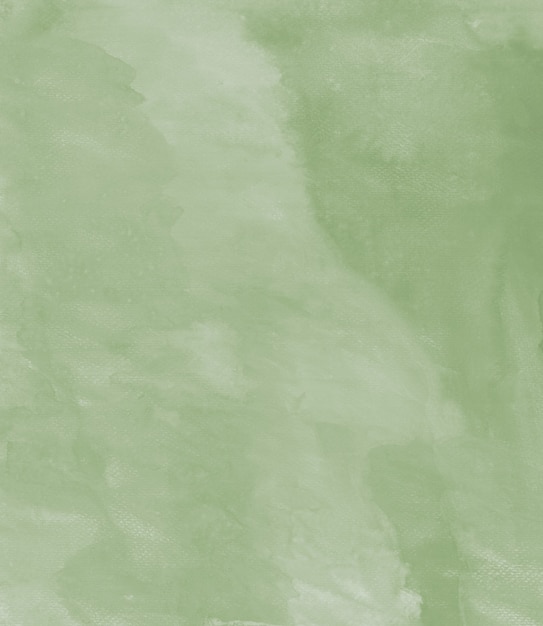 Dipinto ad acquerello organico fatto a mano Fondo astratto di struttura verde pastello Hires scan file