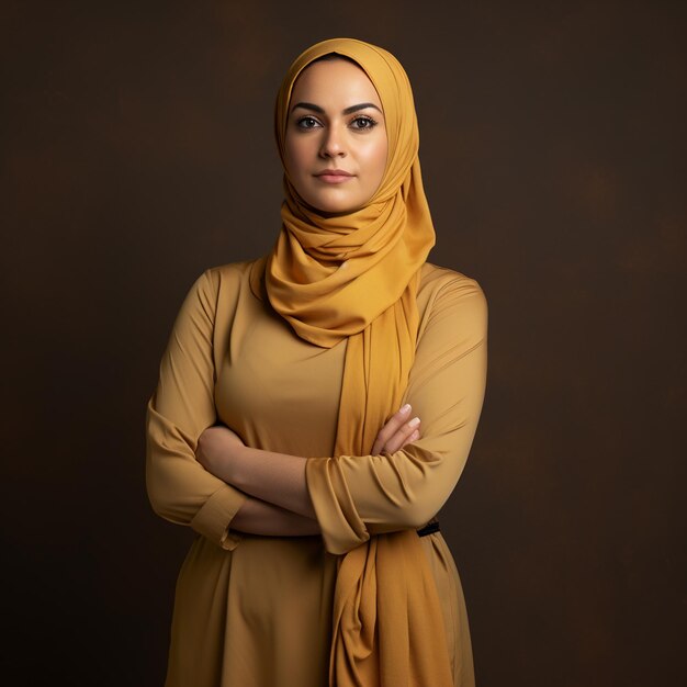 Direttrice d'azienda di hijab