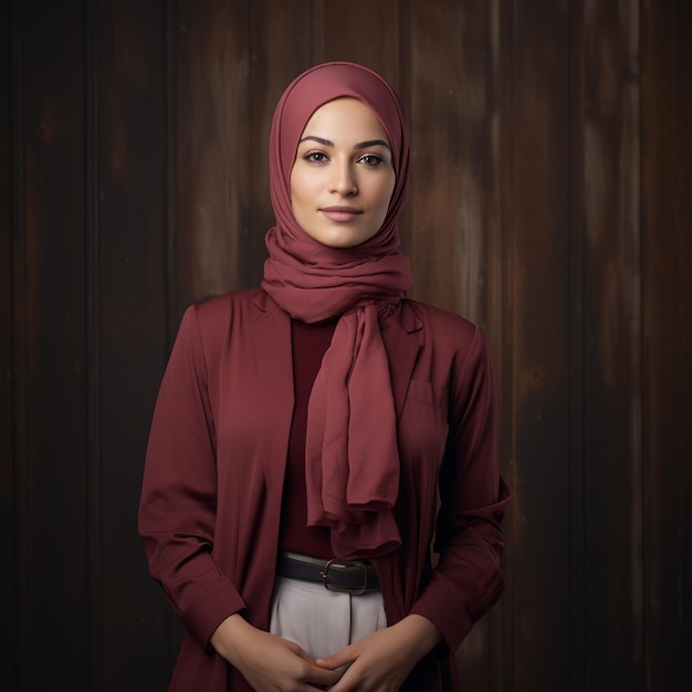 Direttrice d'azienda di hijab