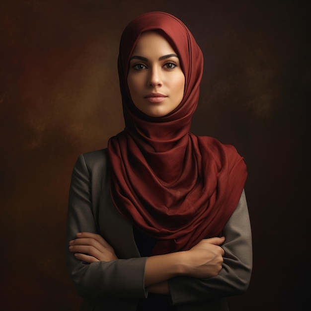 Direttrice d'azienda di hijab