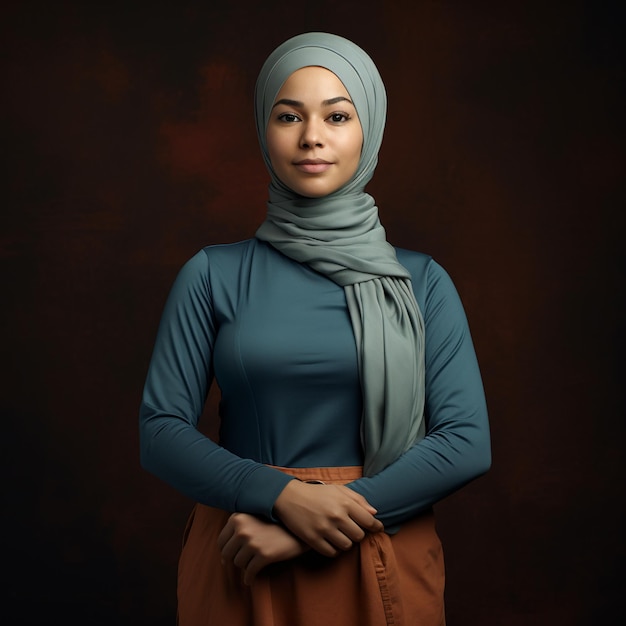 Direttrice d'azienda di hijab