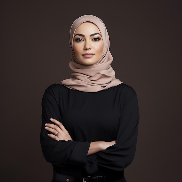 Direttrice d'azienda di hijab