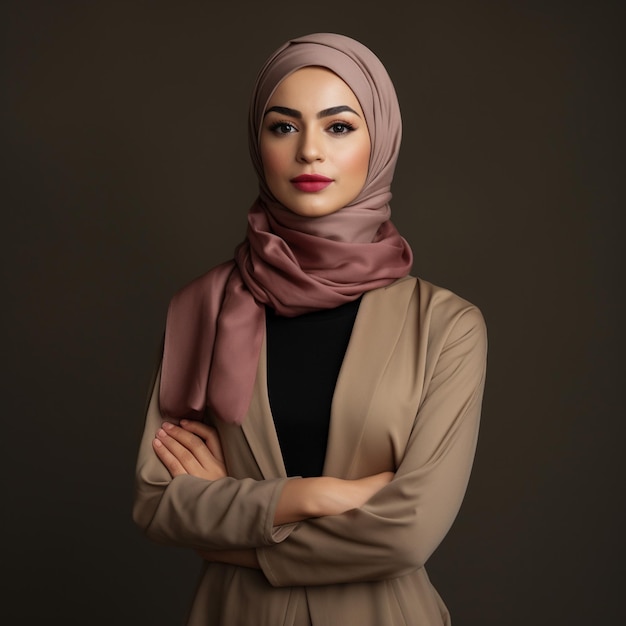 Direttrice d'azienda di hijab