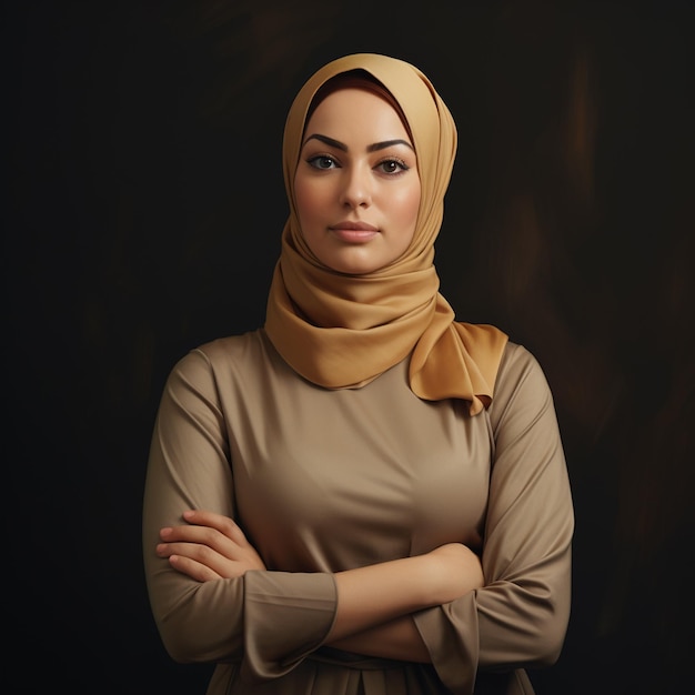 Direttrice d'azienda di hijab