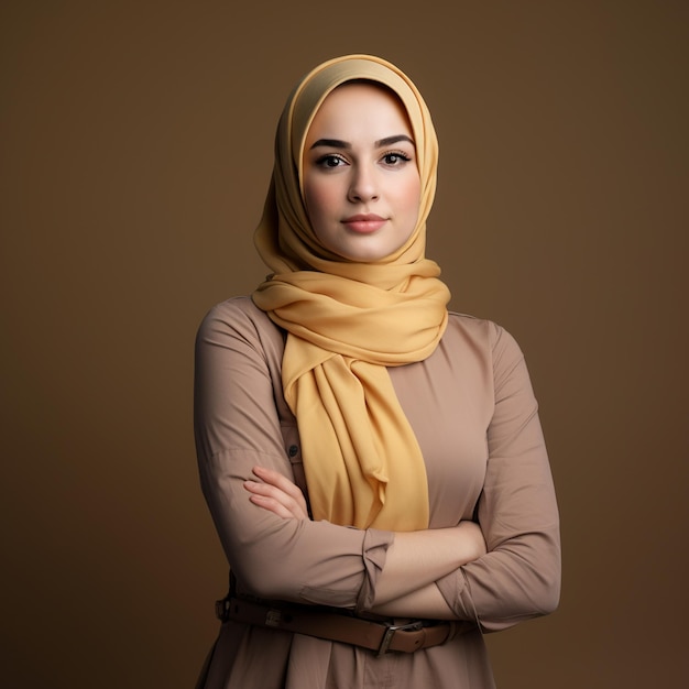 Direttrice d'azienda di hijab