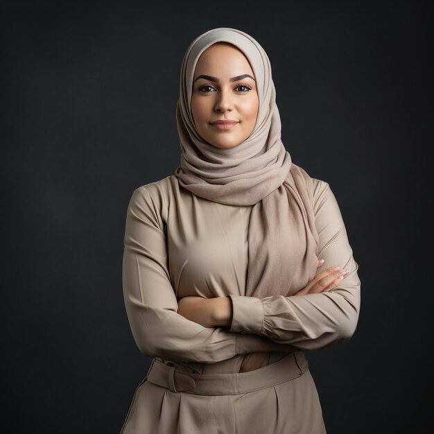 Direttrice d'azienda di hijab