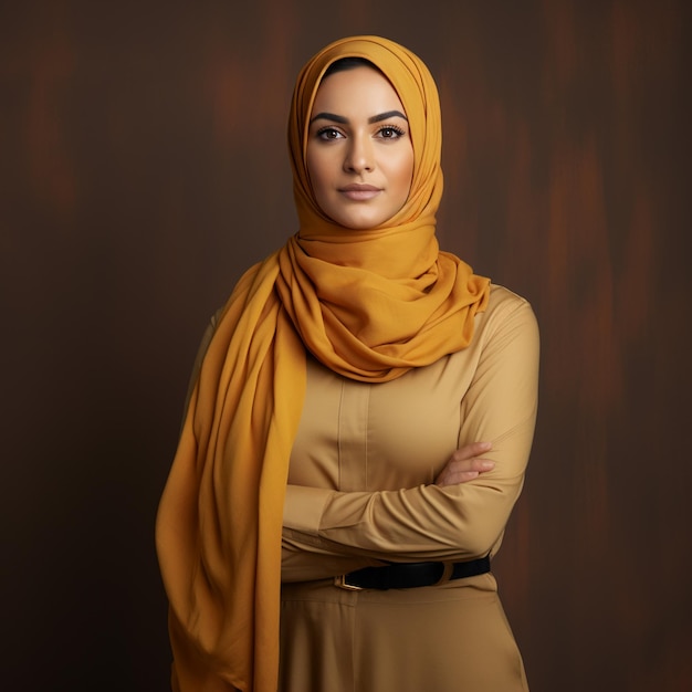 Direttrice d'azienda di hijab