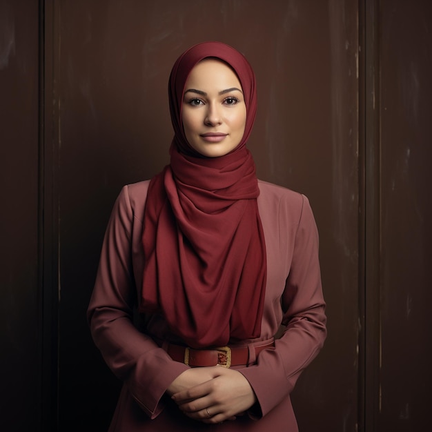 Direttrice d'azienda di hijab