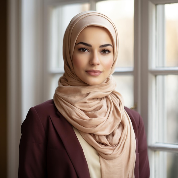 Direttrice d'azienda di hijab