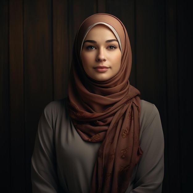 Direttrice d'azienda di hijab