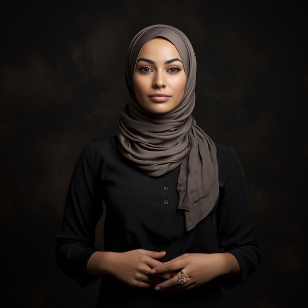 Direttrice d'azienda di hijab