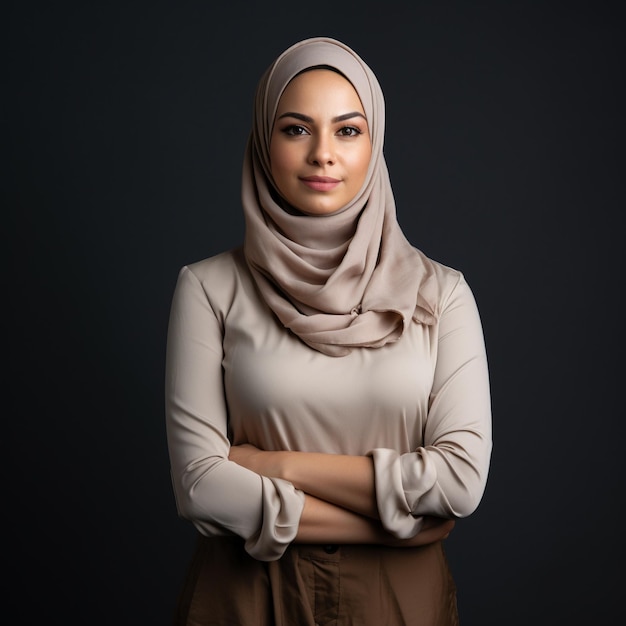 Direttrice d'azienda di hijab