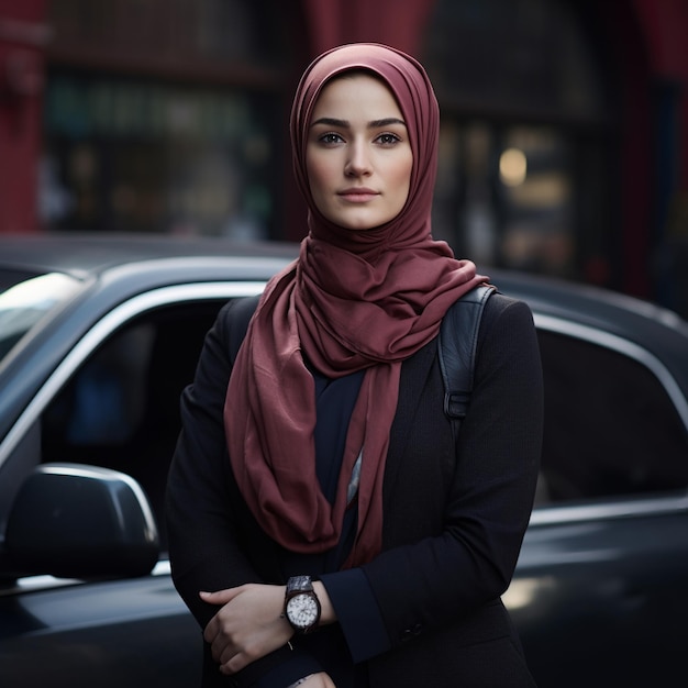 Direttrice d'azienda di hijab