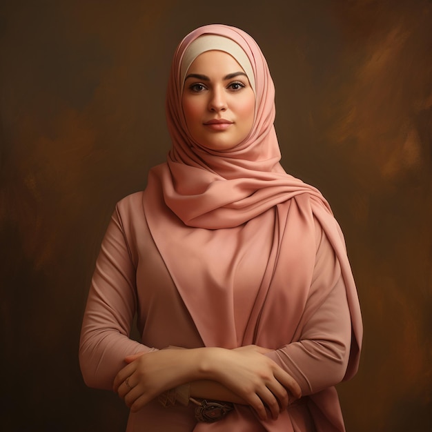 Direttrice d'azienda di hijab