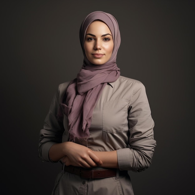 Direttrice d'azienda di hijab