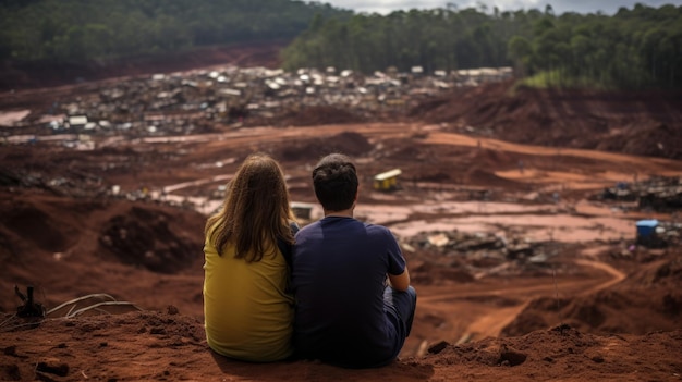 Disastro della diga di Brumadinho nel Minas Gerais Brasile IA generativa