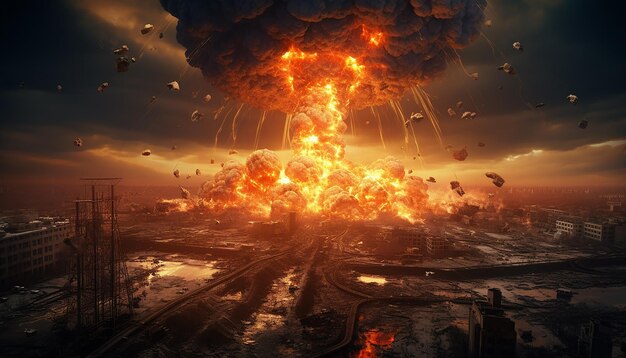 Disastro nucleare nella scena futura