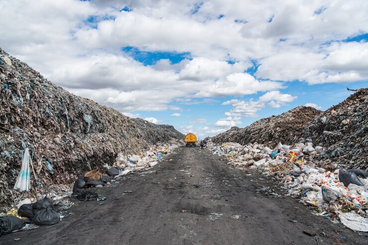 Foto discarica inquinamento ambientale rifiuti
