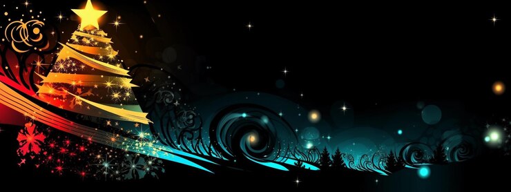 Foto disegnare lo spirito della stagione l'arte dell'albero di natale