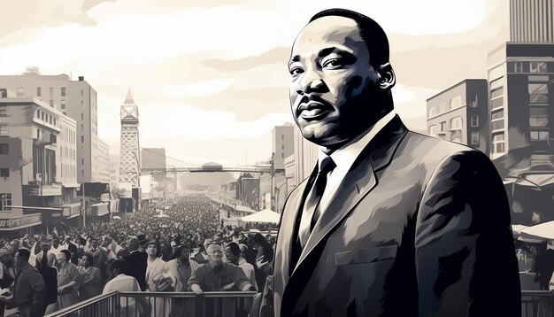 disegnare Martin Luther King